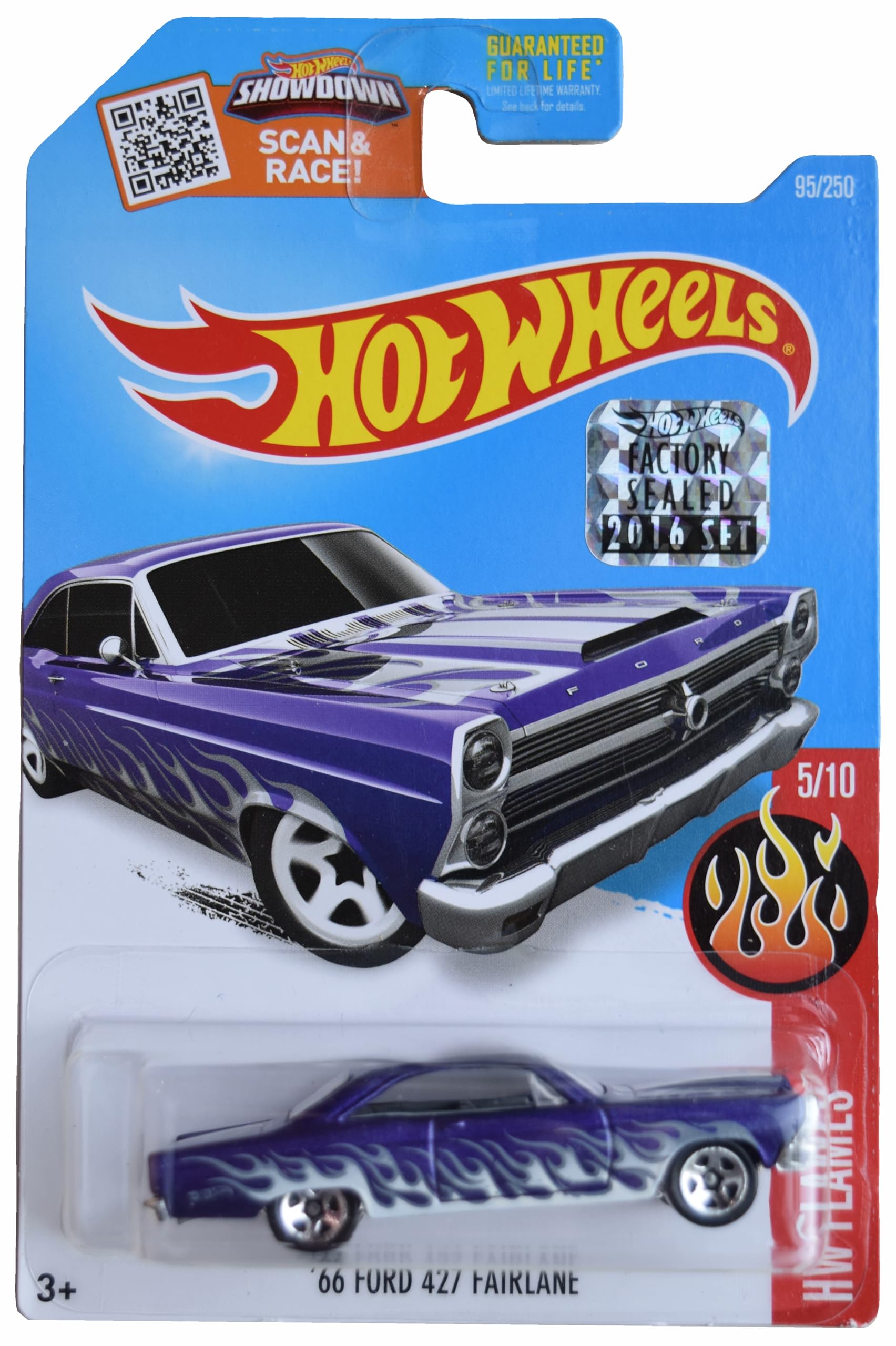 Amazon.com: Hot Wheels '66 Ford 427 Fairlane, HW Flames 5/10